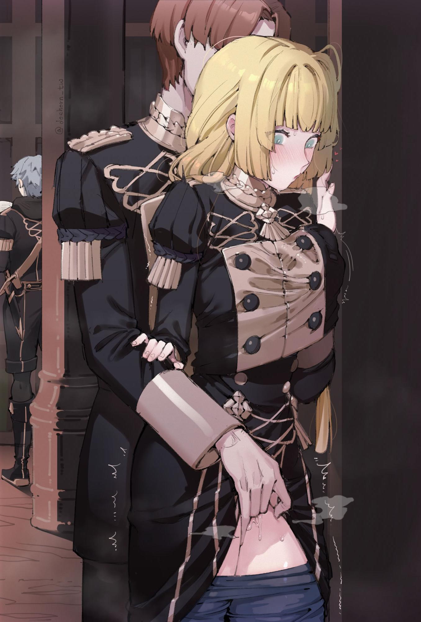 [日本漫画] [DoeHorn_☺] Ingrid (Fire Emblem： Three Houses) 单本,黑丝丝袜,巨乳大奶,内射中出