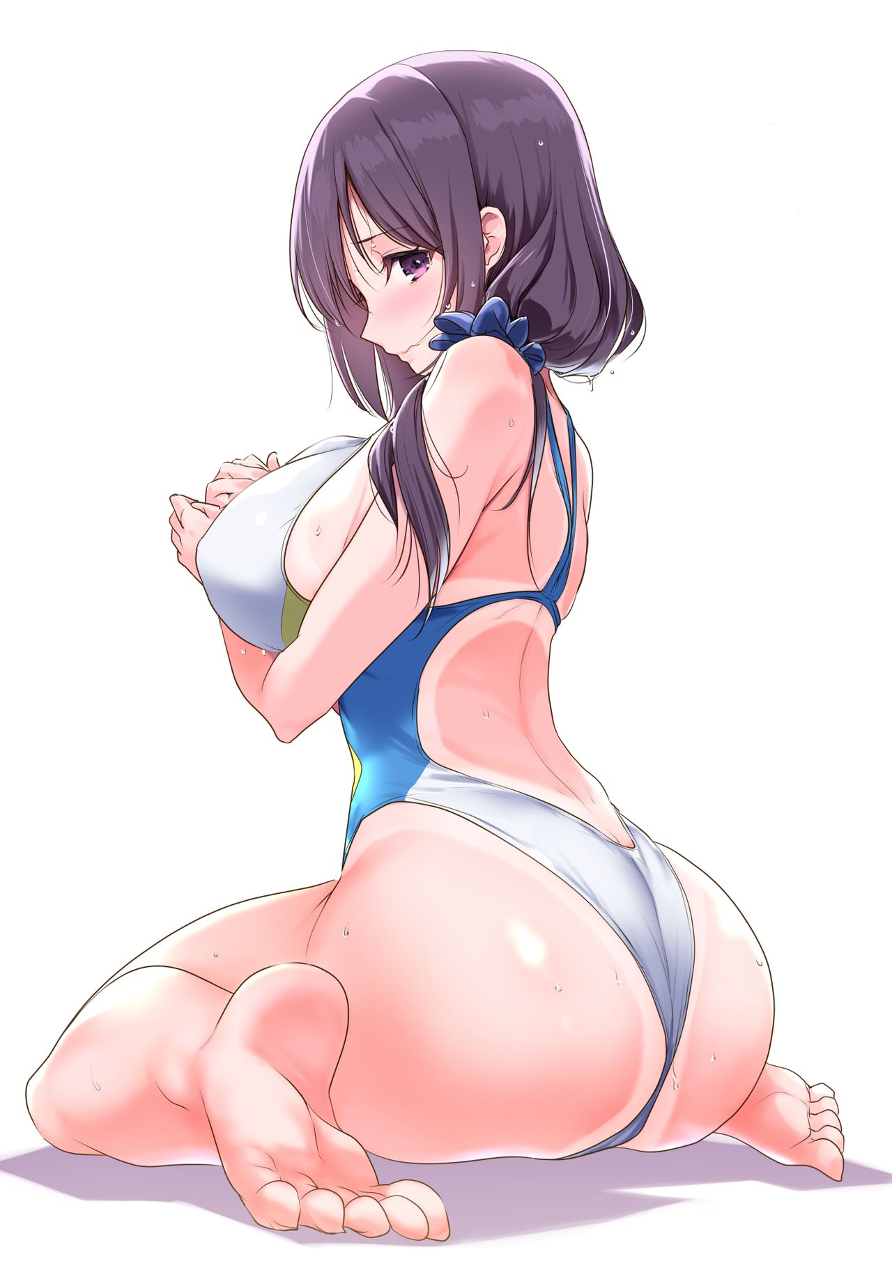 [日本漫画] 巨乳が悩みの水泳部員 单本,肛门#[53P]-4
