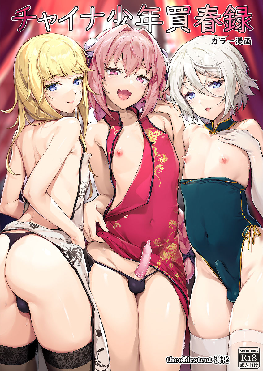 [日本漫画] 中国少年卖淫记录 (Fate/Grand Order) 短篇,药娘伪娘,同性,黑丝丝袜,肛门,高潮潮吹#[15P]-1