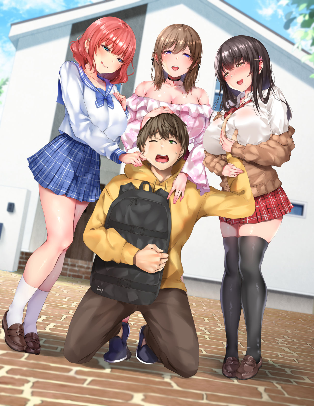 [日本漫画] おいでませ♪サキュバスシェアハウス 单本,巨乳大奶#[74P]-73