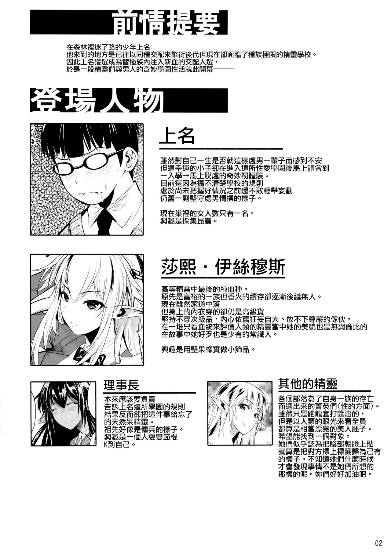 [日本漫画] (C88) [Shoot The Moon (Fuetakishi)] High Elf × High School Haku [Chinese]  单本,眼镜,正太控,丝袜#[31P]-3