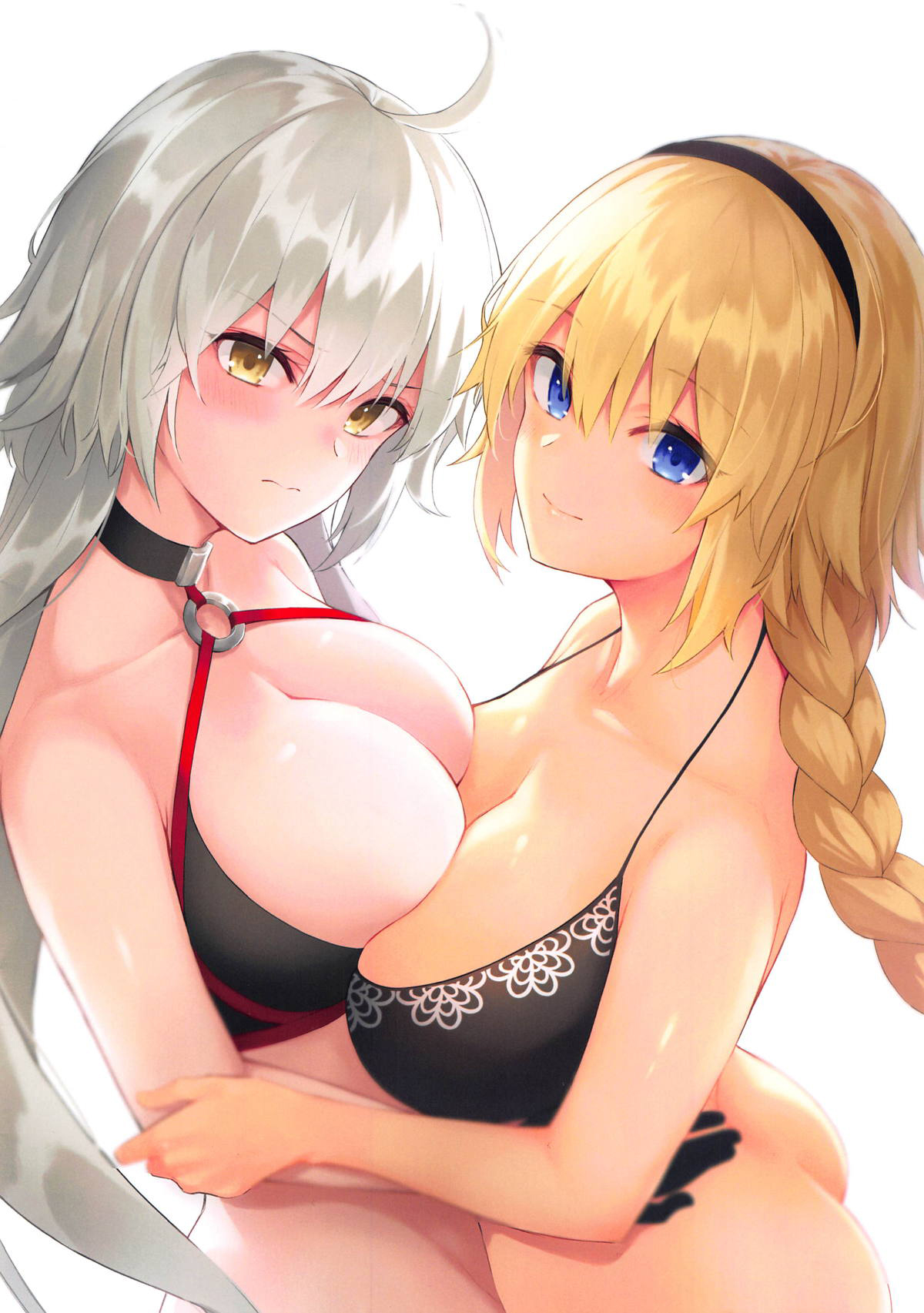 [日本漫画] (C95) [Dekoboko Hurricane (Anza Yuu)] Jeanne to Alter no Ecchi na Hon (Fate/Grand Order) 单本,单女,比基尼,泳装#[16P]-2