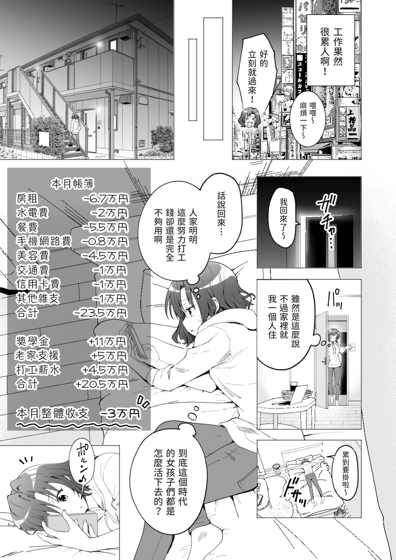 [日本漫画] パパ活はじめました１～女子大生編１ 单本,萝莉,女学生#[61P]-6