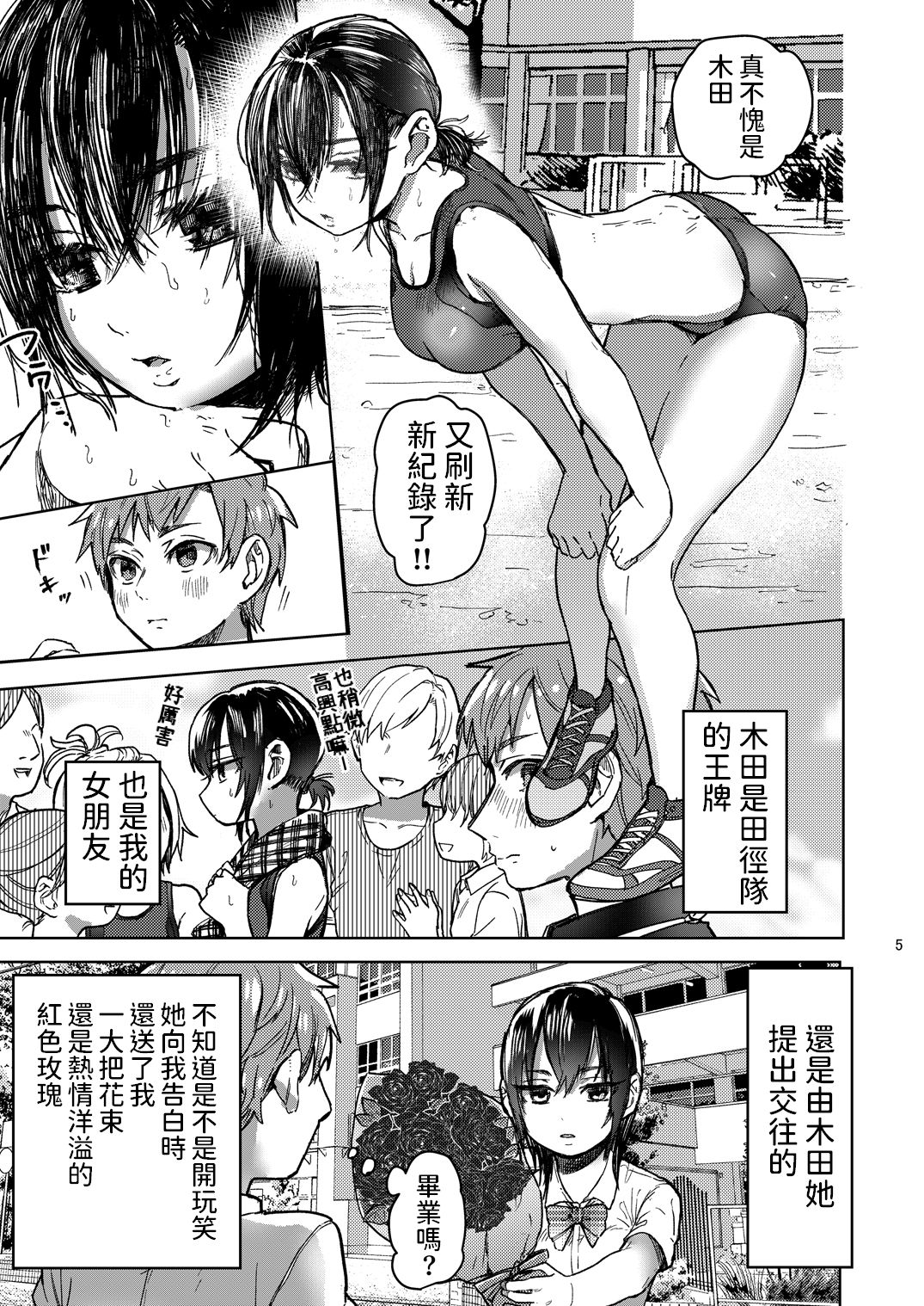 [日本漫画] [Shirotsumekusa (Nozawa Yukiko)] Rikujou Kanojo wa Cool Tokidoki Dere  单本,单女,单男,马尾辫#[34P]-5