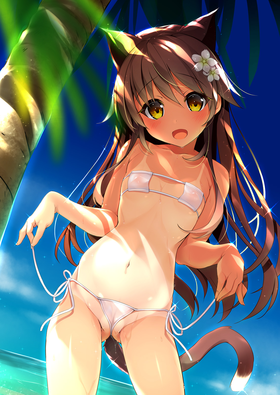 [日本漫画] [Neko Gosho (Yanagi Yuu)] Neko Neko Note 6 Natsu no Umi de Tanetsuke Sex Suru Hon  Neko Neko Note 6 夏日海灘交配日記  单本,肛门,萝莉,单女,单男#[30P]-22