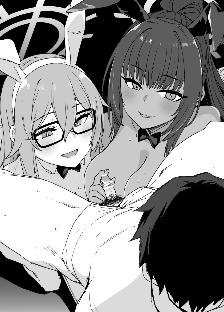 [日本漫画] [Kusayarou] BluArch Sennou Omanko Gakuen Bunny Doreika (NTR & Bitch-ka) (Blue Archive)  单本,巨乳大奶,NTR,兽耳#[44P]-31