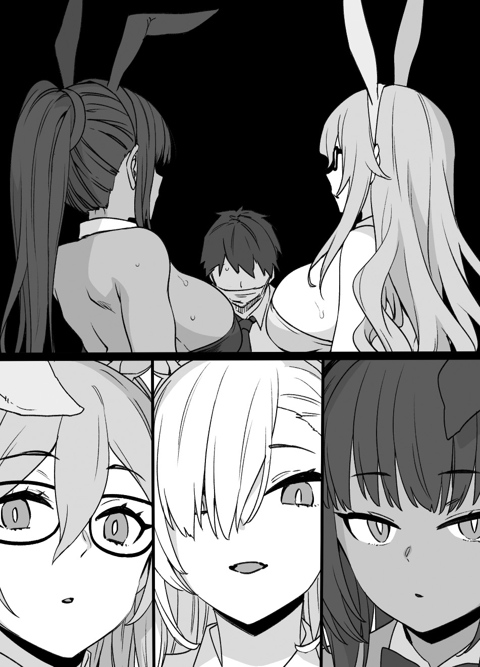 [日本漫画] [Kusayarou] BluArch Sennou Omanko Gakuen Bunny Doreika (NTR & Bitch-ka) (Blue Archive)  单本,巨乳大奶,NTR,兽耳#[44P]-37