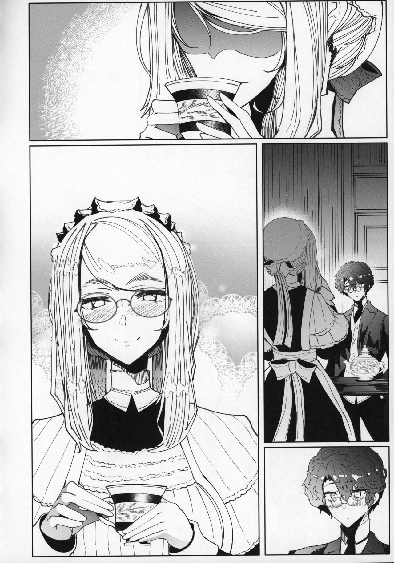 [日本漫画] (C96) [Metro Notes (Tsumetoro)] Shinshi Tsuki Maid no Sophie-san 5   单本,眼镜,巨乳大奶,单男#[55P]-53