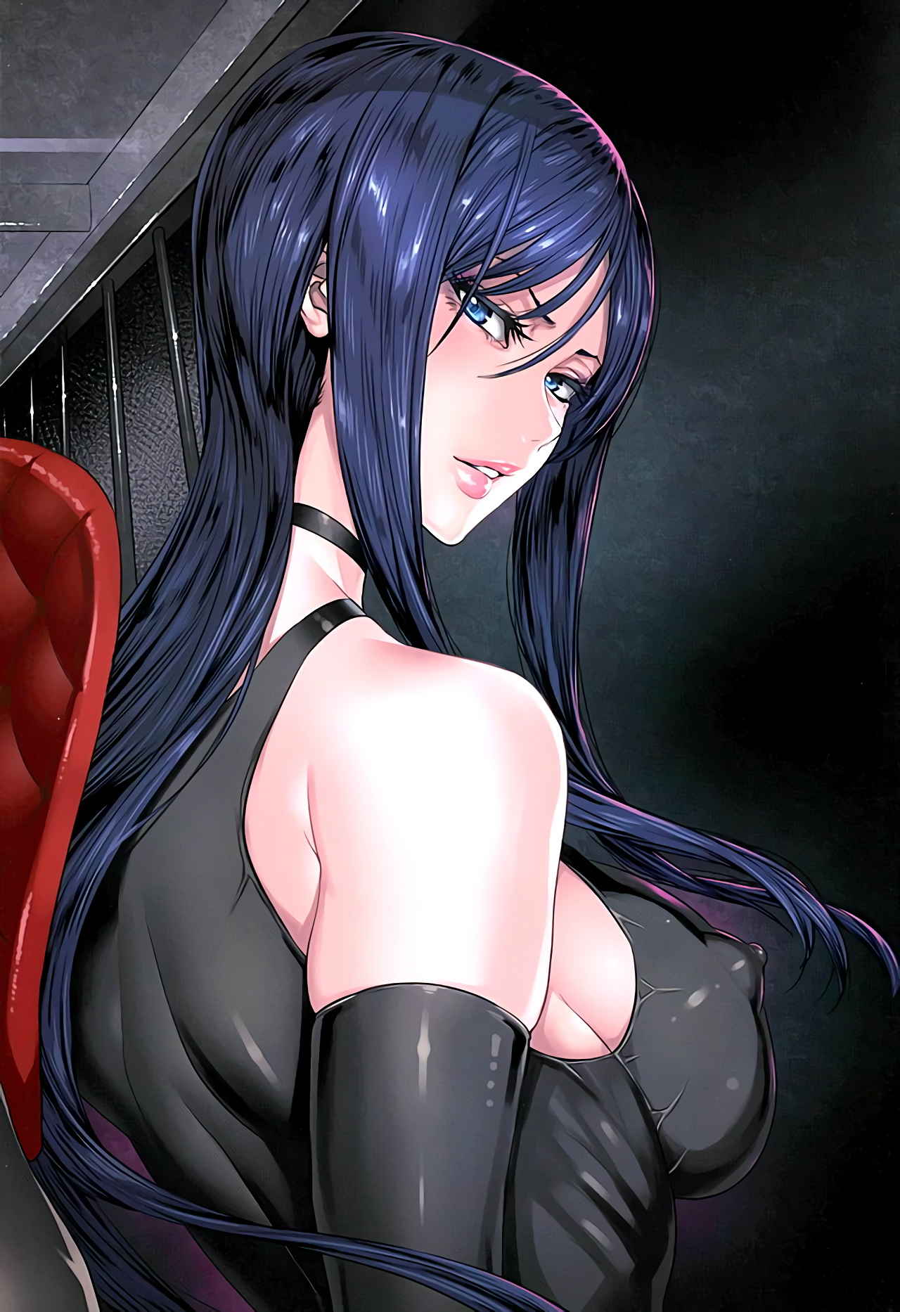 [日本漫画] (C89) [MAIDOLL (Fei)] Meiko no Ashimoto ni wa Hentai ga Koufun shiteiru (Prison School)   单本,眼镜,巨乳大奶,女学生制服,群P,丝袜#[24P]-24