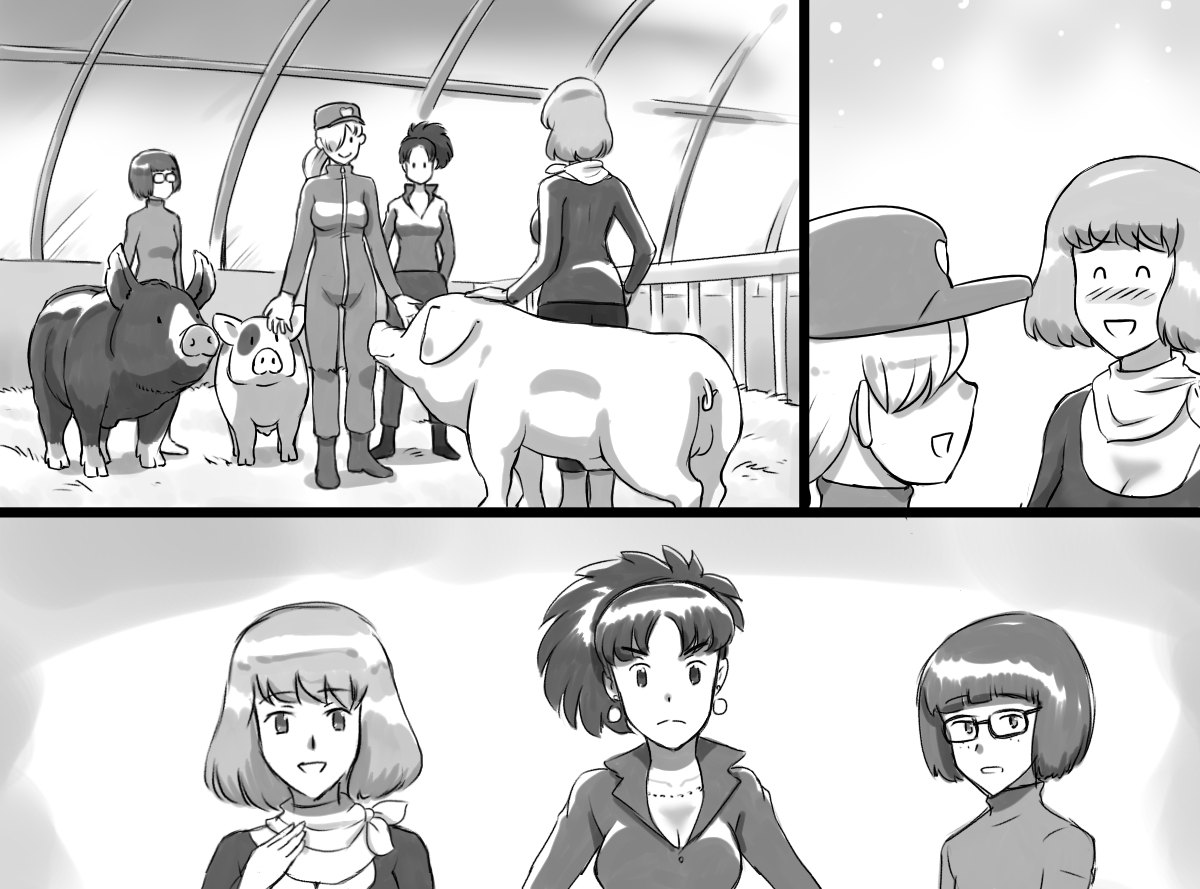 [日本漫画] [pink-noise (Mizuiro Megane)] Doubutsu Noujou - 3-biki no Kobuta-chan Hen   单本,内射中出#[64P]-39