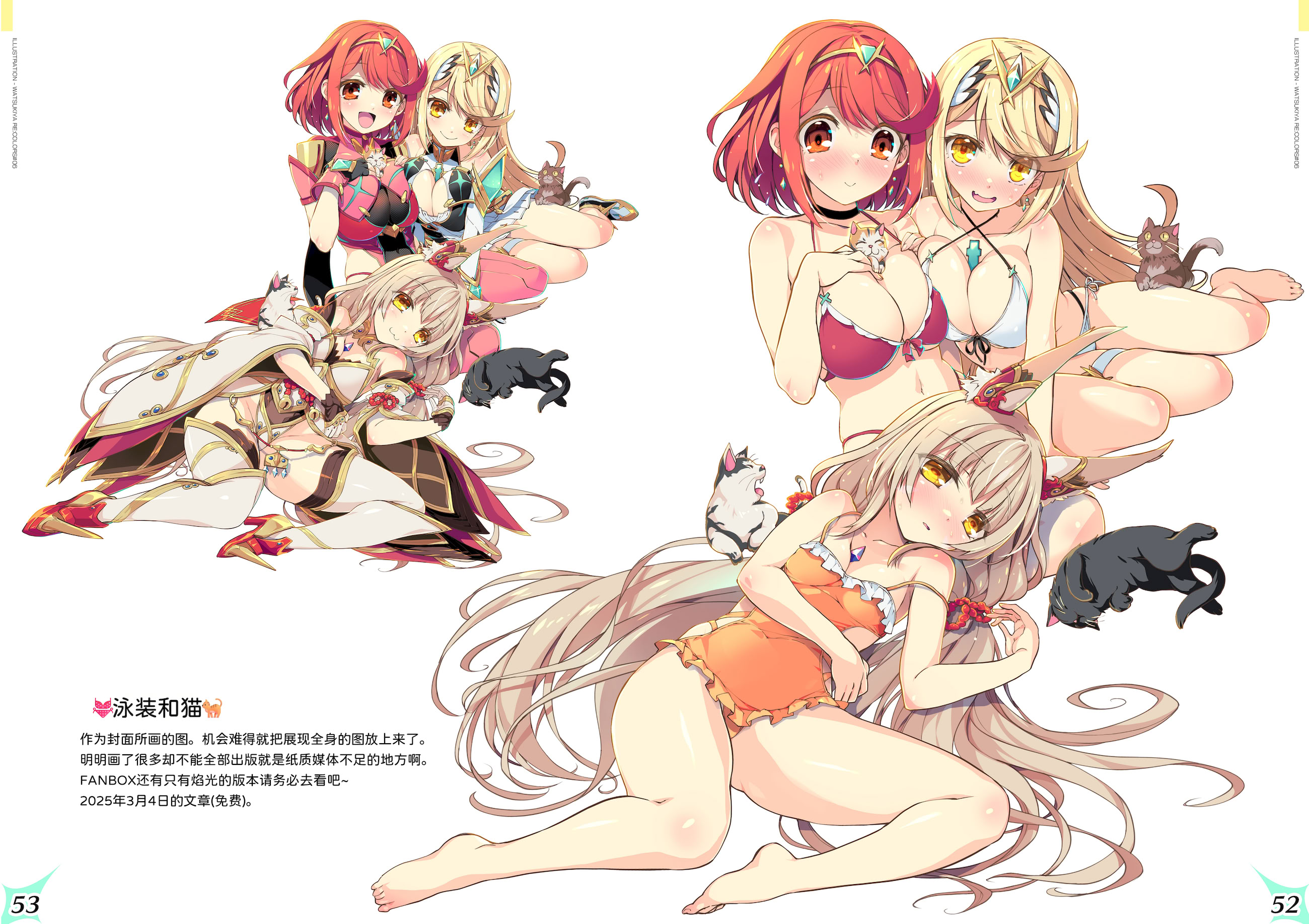 [日本漫画] [わつき屋 (わつきるみ、結城成)] RE：COLORS!#06 キラキラkawaii! ブレイド大集合♪ (ゼノブレイドシリーズ) 单本,巨乳大奶,露出,全彩,大阴茎#[75P]-59