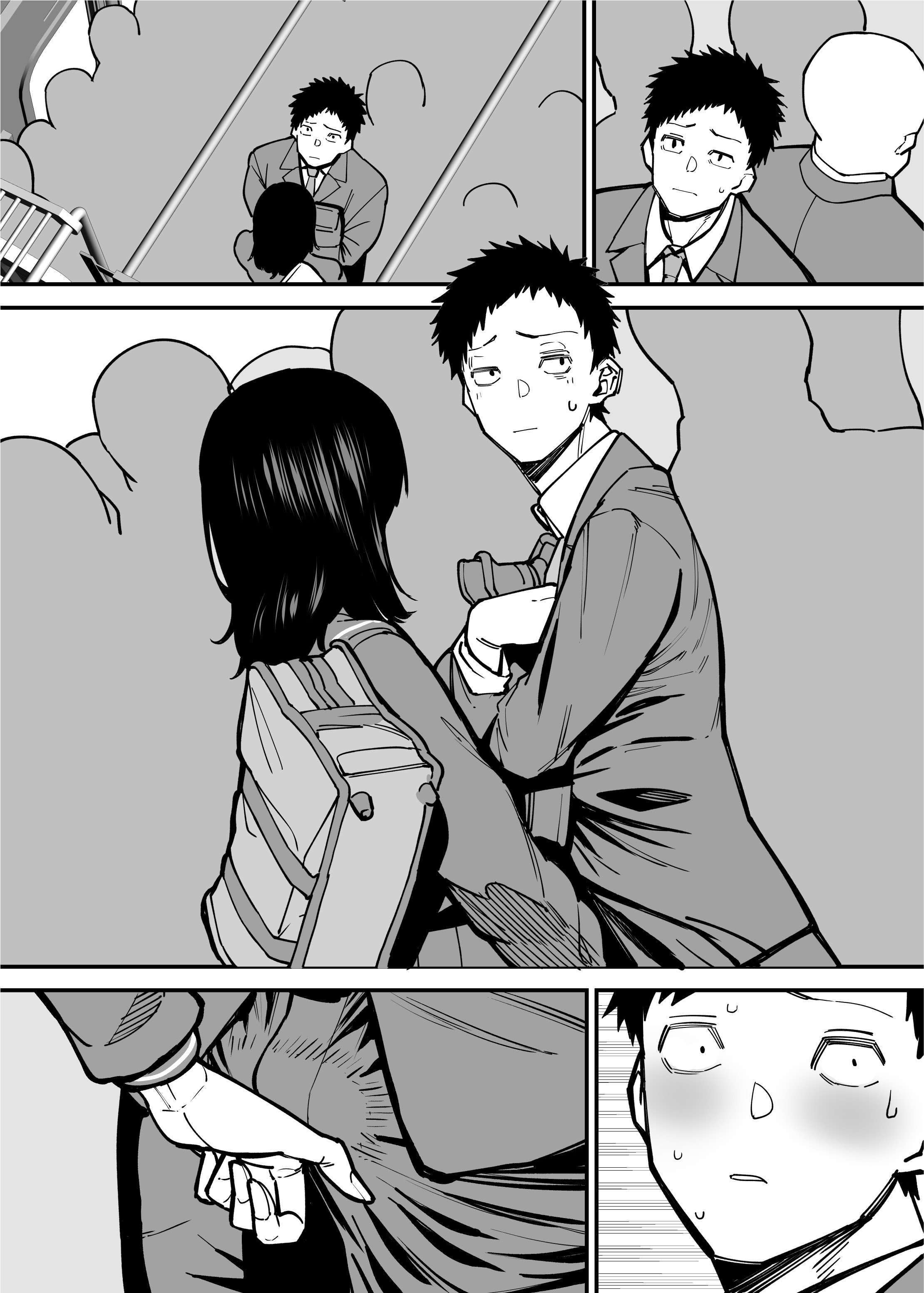 [日本漫画] [田貸魔] 毎朝通勤電車で痴女に狙われています。｜每天早上都在通勤電車被癡女盯上 [ペンギン堂] 单本,巨乳大奶,露出,青年,大阴茎#[35P]-30