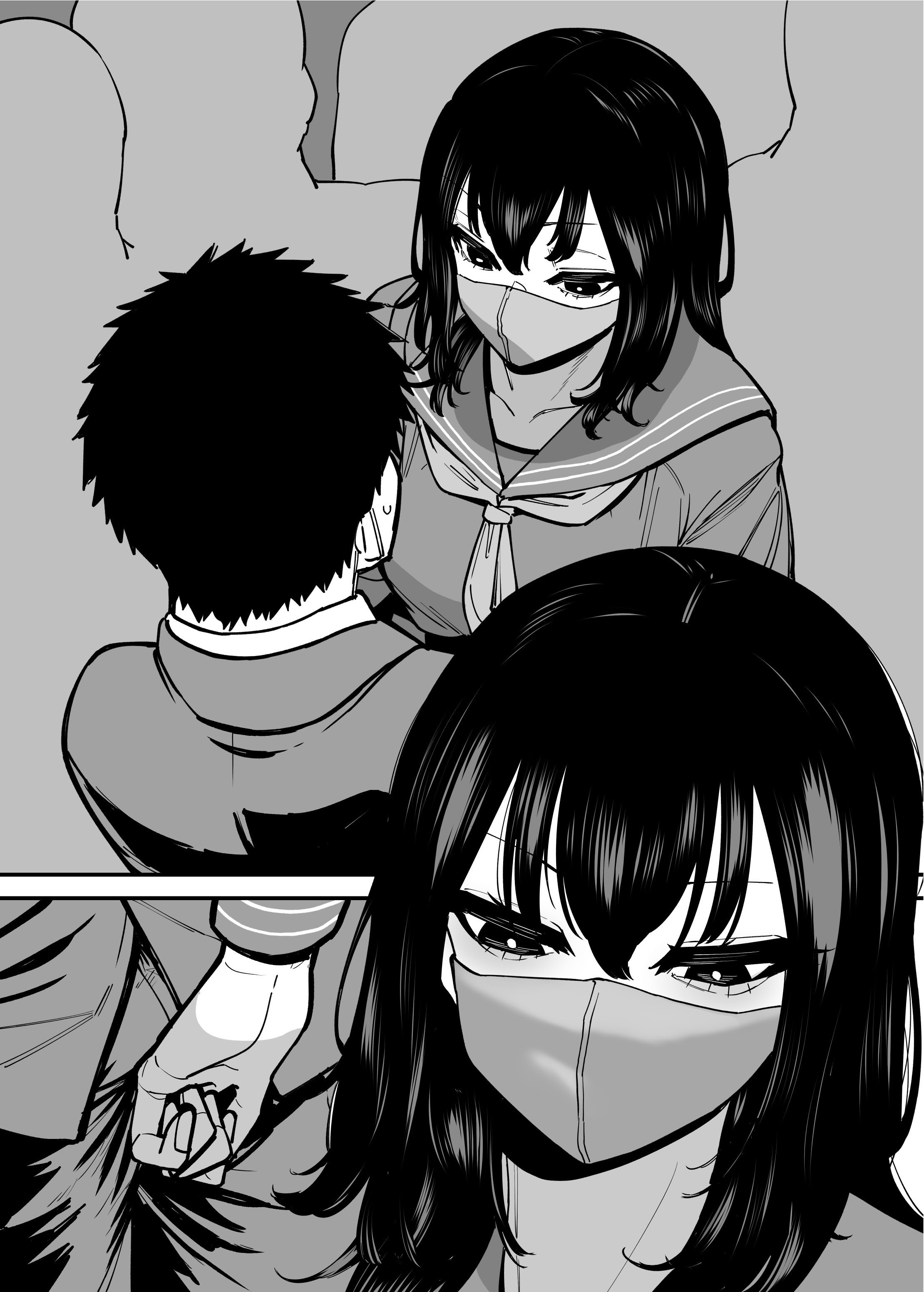 [日本漫画] [田貸魔] 毎朝通勤電車で痴女に狙われています。｜每天早上都在通勤電車被癡女盯上 [ペンギン堂] 单本,巨乳大奶,露出,青年,大阴茎#[35P]-31