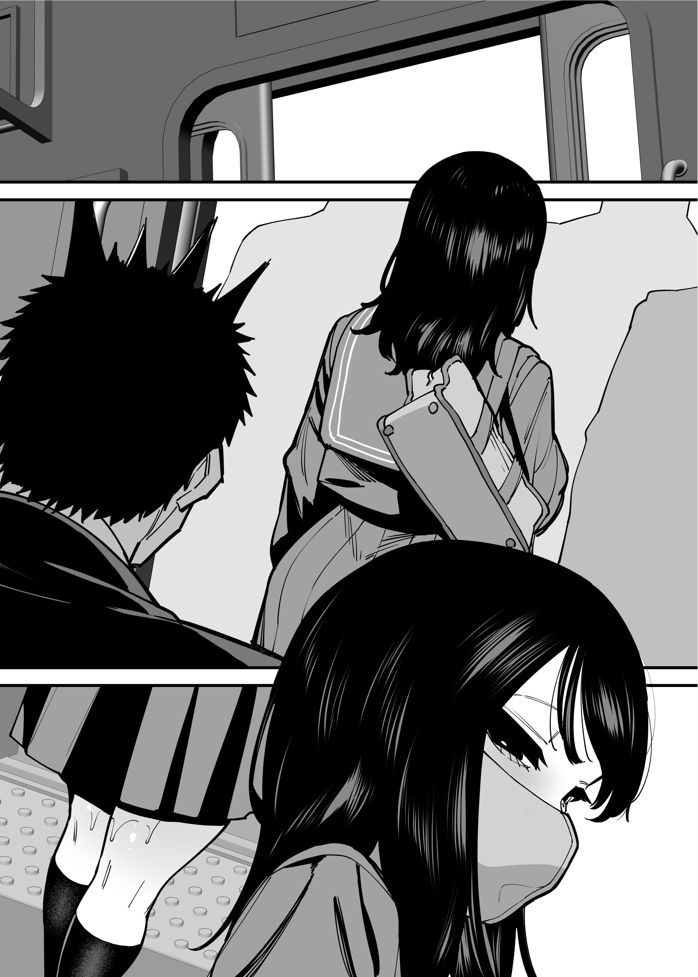 [日本漫画] [田貸魔] 毎朝通勤電車で痴女に狙われています。｜每天早上都在通勤電車被癡女盯上 [ペンギン堂] 单本,巨乳大奶,露出,青年,大阴茎#[21P]-6