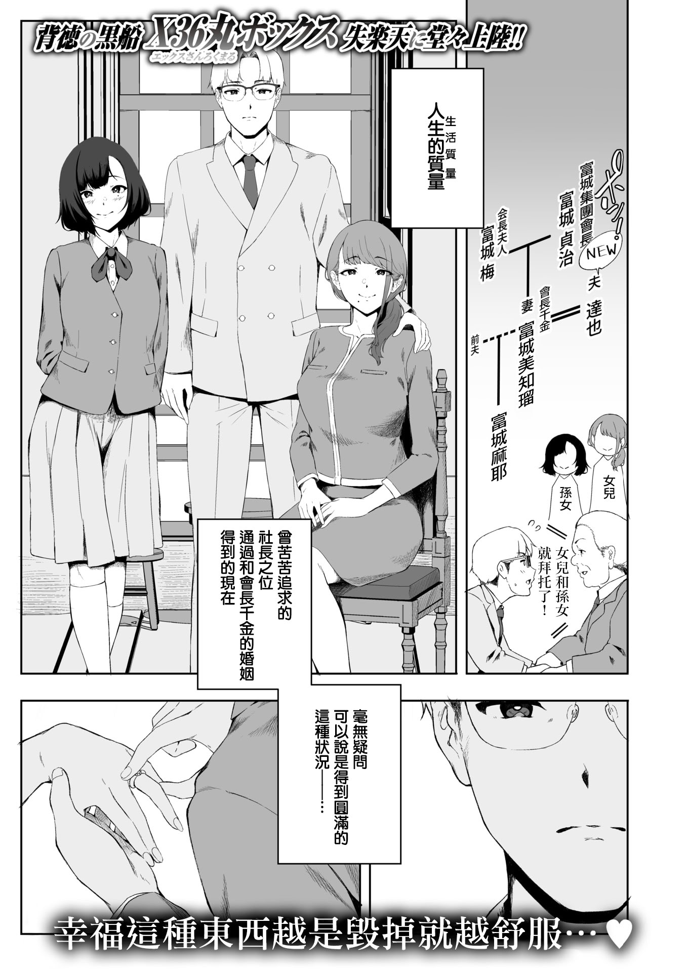 [X36丸ボックス] 堕落の道行き (COMIC 失楽天 2026年3月号)  1