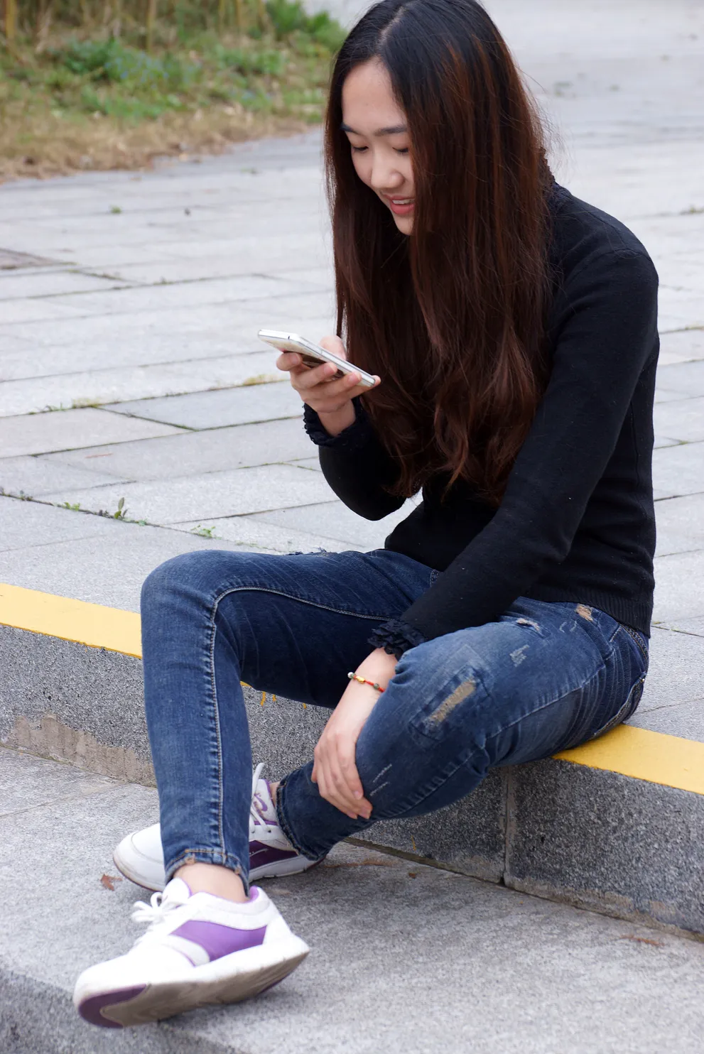[爱美足] NO.037 一个接一个的面试 街拍