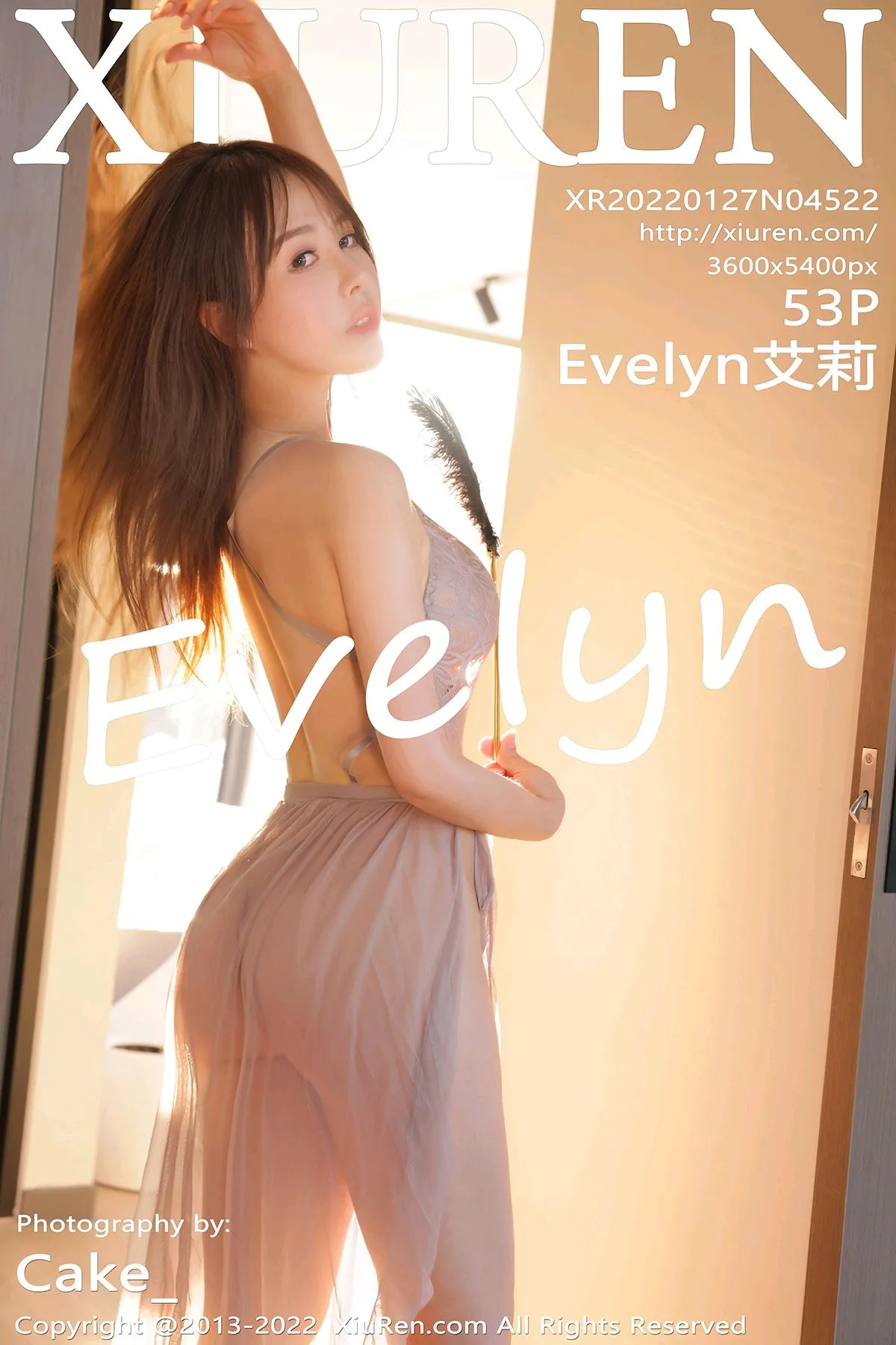 [秀人网] 2022.01.27 – NO.4522 Evelyn艾莉