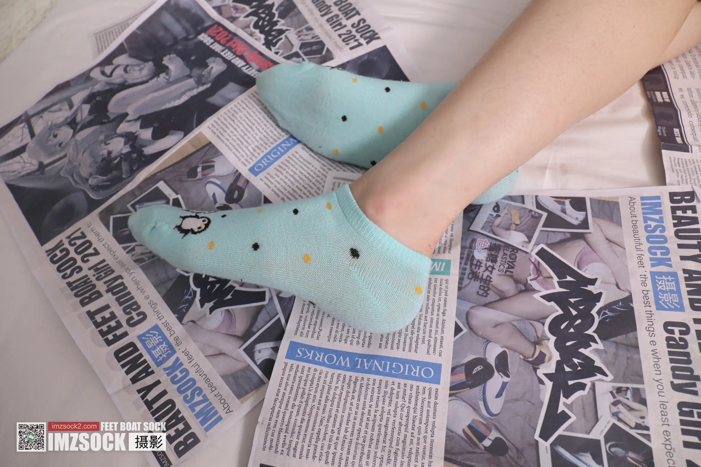 [Mzsock] Love Beauty Foot NO.124 Rain foam#[74P]-6