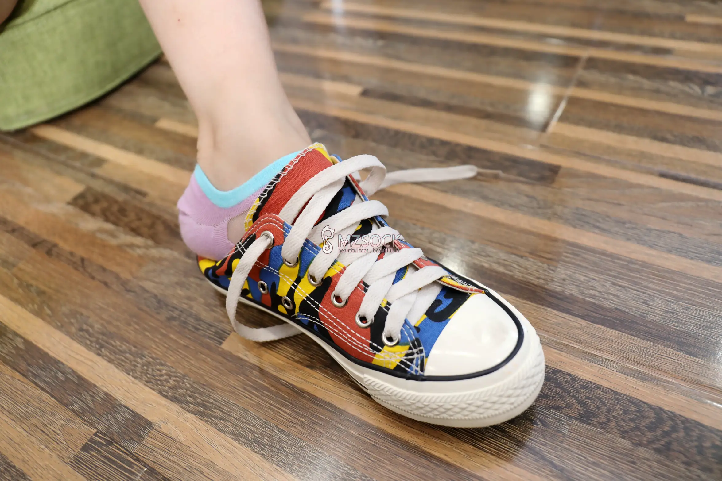 [Mzsock] Love Beauty Foot NO.036 cat cat#[74P]-7