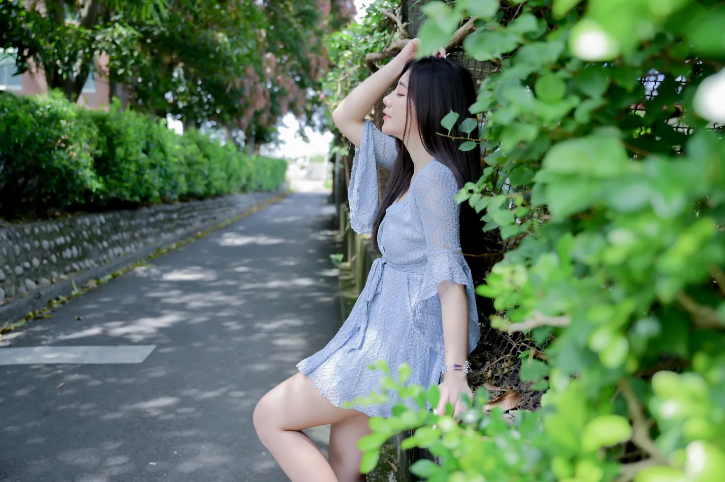 [爱美足] NO.211 乐乐 连衣裙凉高美腿 街拍#[71P]-9