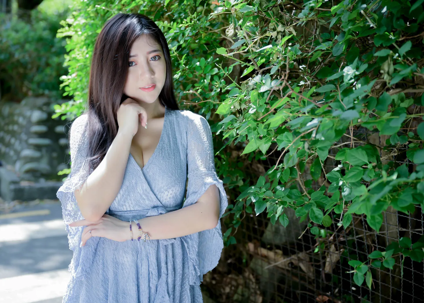 [爱美足] NO.211 乐乐 连衣裙凉高美腿 街拍#[71P]-13