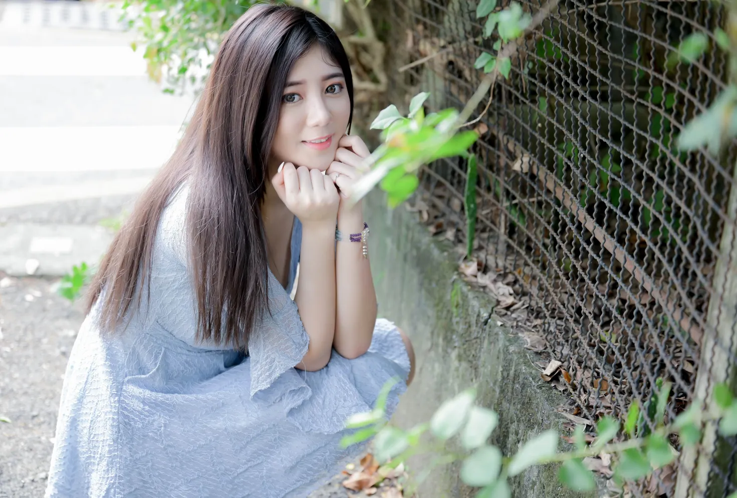 [爱美足] NO.211 乐乐 连衣裙凉高美腿 街拍#[71P]-17