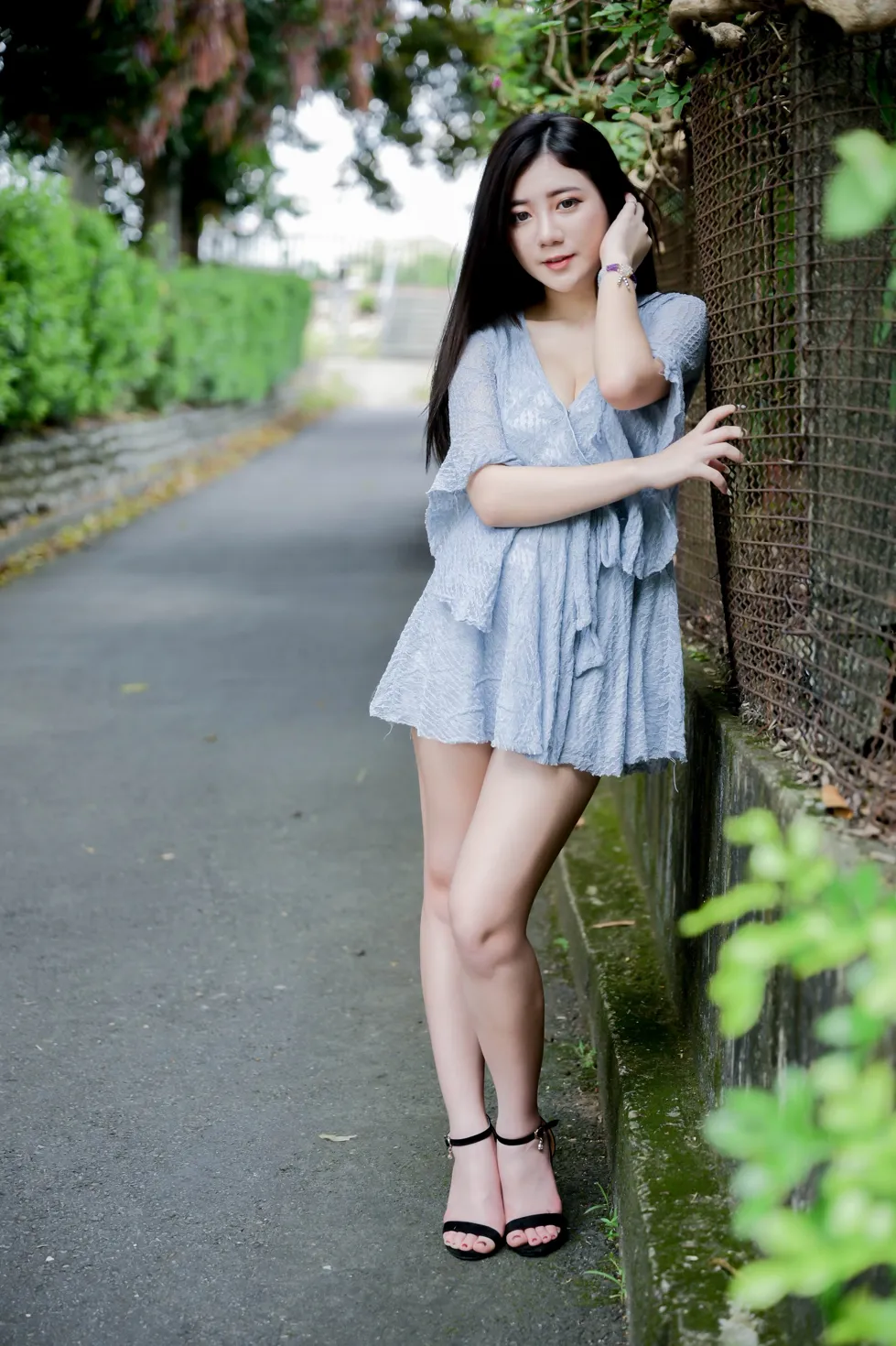 [爱美足] NO.211 乐乐 连衣裙凉高美腿 街拍#[71P]-22