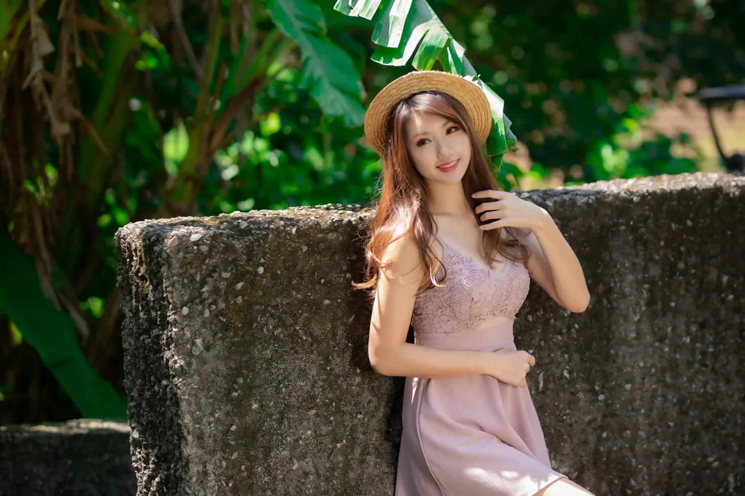 [Mzsock] NO.195 Zhang Lunzhen suspender dress and stockings with cool and beautiful legs street photography#[24P]-1