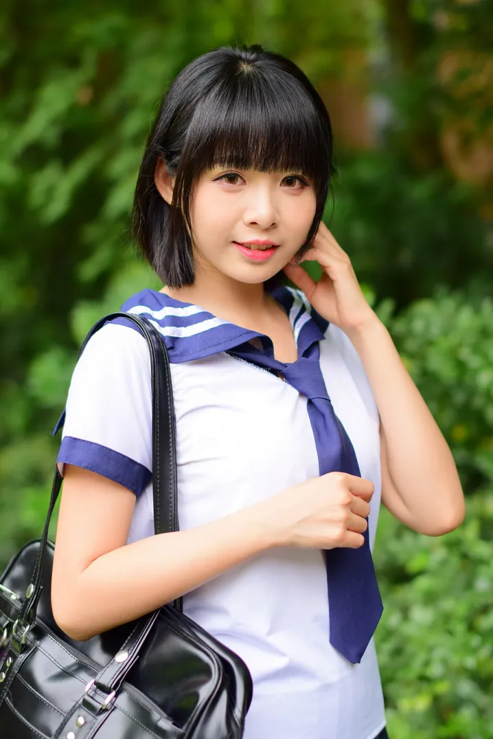[Mzsock] NO.171 Hailin student uniform street photography#[73P]-5