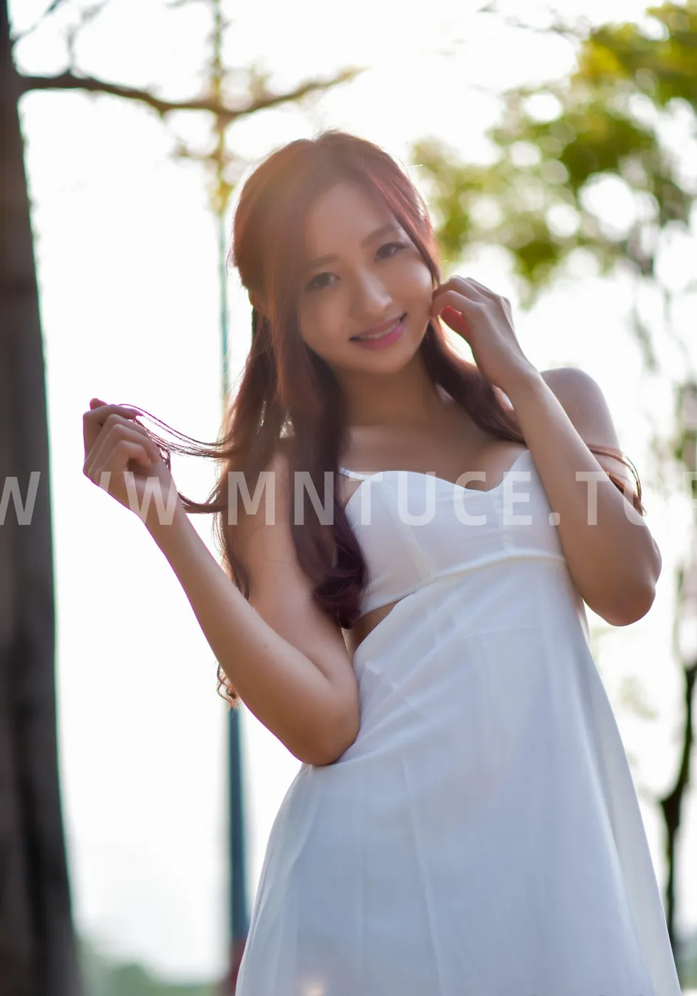 [爱美足] NO.175 名婷 露背吊带连衣短裙丝袜凉高美腿 街拍#[67P]-2