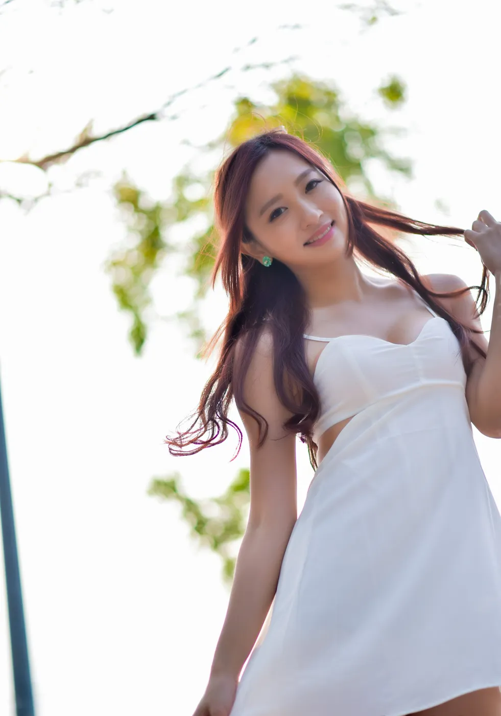 [爱美足] NO.175 名婷 露背吊带连衣短裙丝袜凉高美腿 街拍#[67P]-5