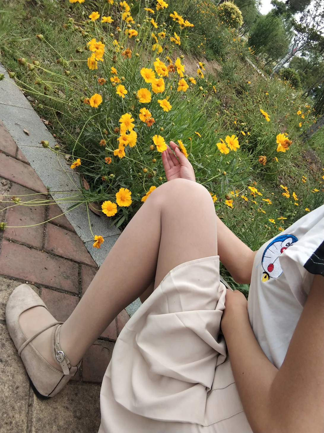[爱美足] NO.016 肉丝绑带平底鞋 街拍#[24P]-3