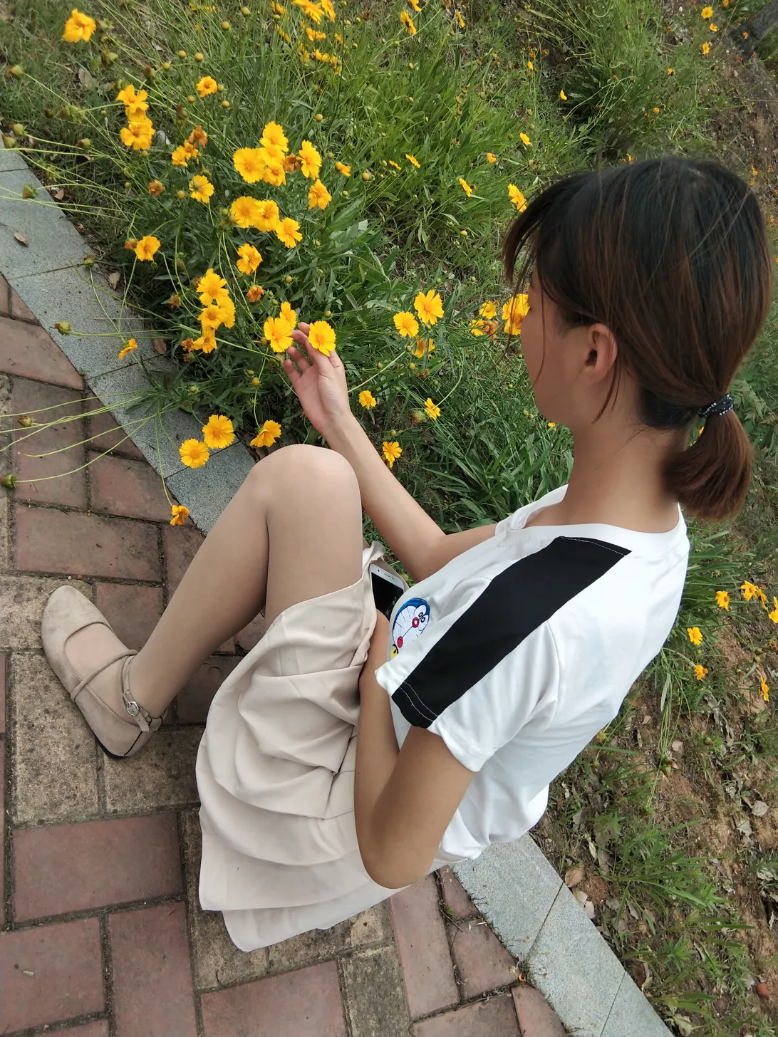 [爱美足] NO.016 肉丝绑带平底鞋 街拍#[24P]-4