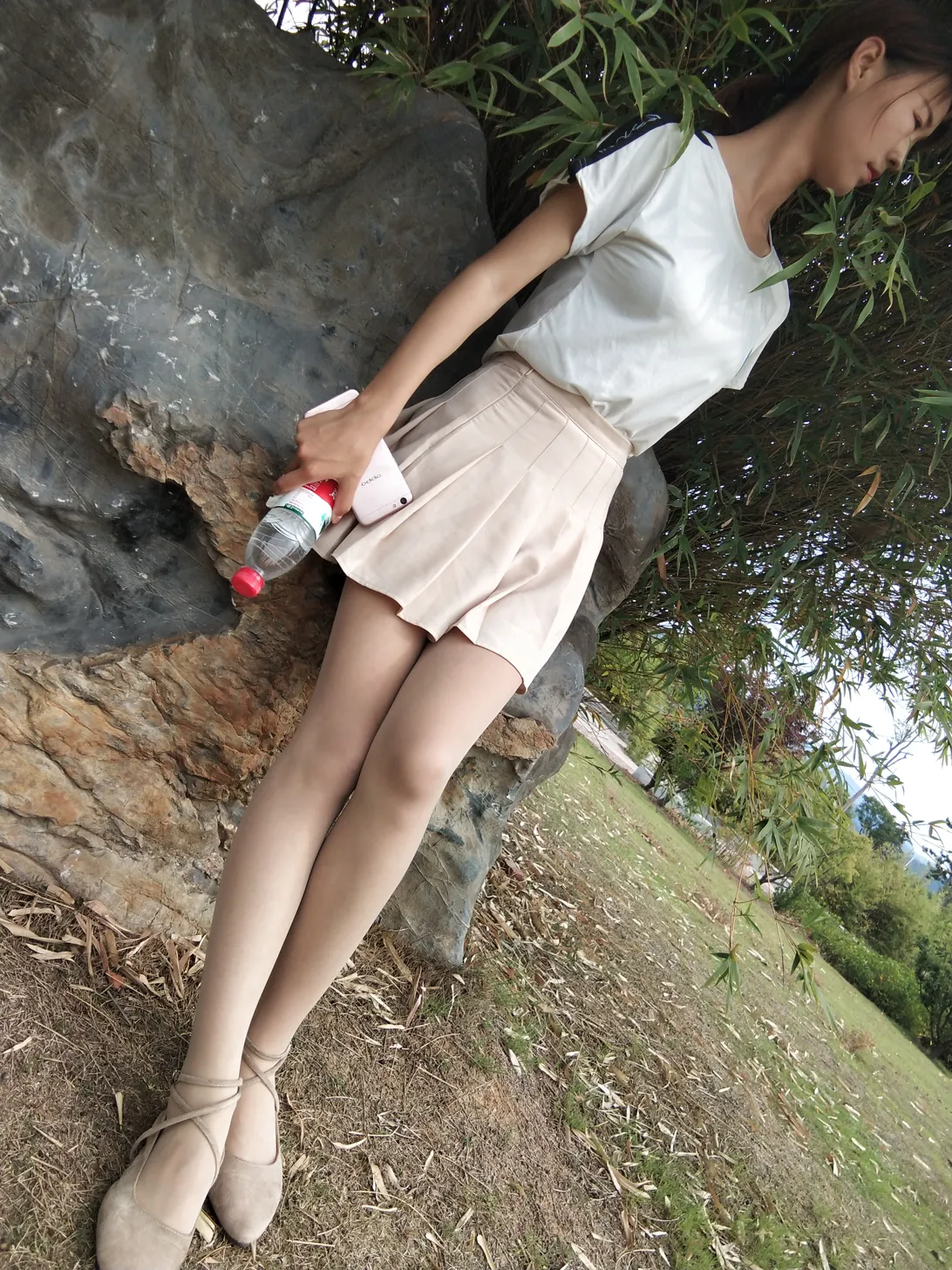 [爱美足] NO.016 肉丝绑带平底鞋 街拍#[24P]-7