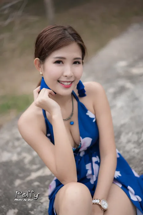 [爱美足] NO.052 Polly 高衩長裙 高跟美腿旅拍 街拍#[60P]-8