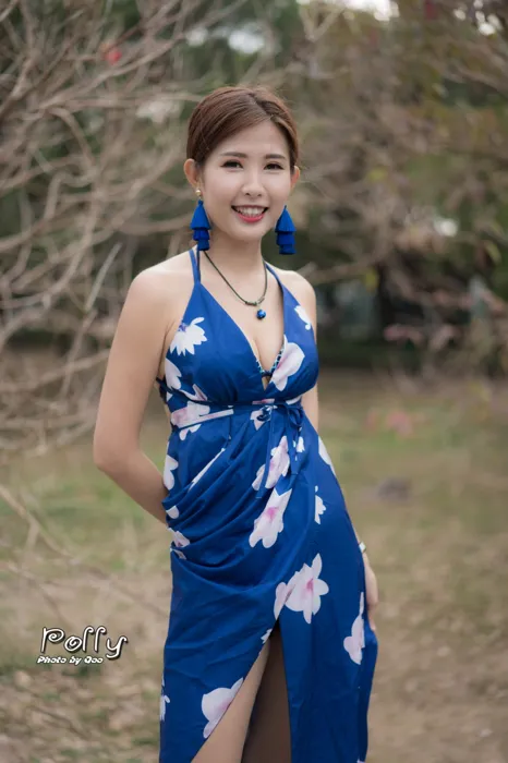 [爱美足] NO.052 Polly 高衩長裙 高跟美腿旅拍 街拍#[60P]-1