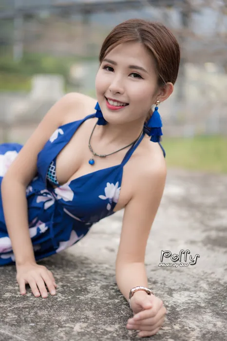 [爱美足] NO.052 Polly 高衩長裙 高跟美腿旅拍 街拍#[60P]-5