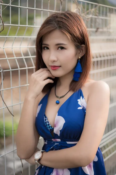 [爱美足] NO.052 Polly 高衩長裙 高跟美腿旅拍 街拍#[60P]-2