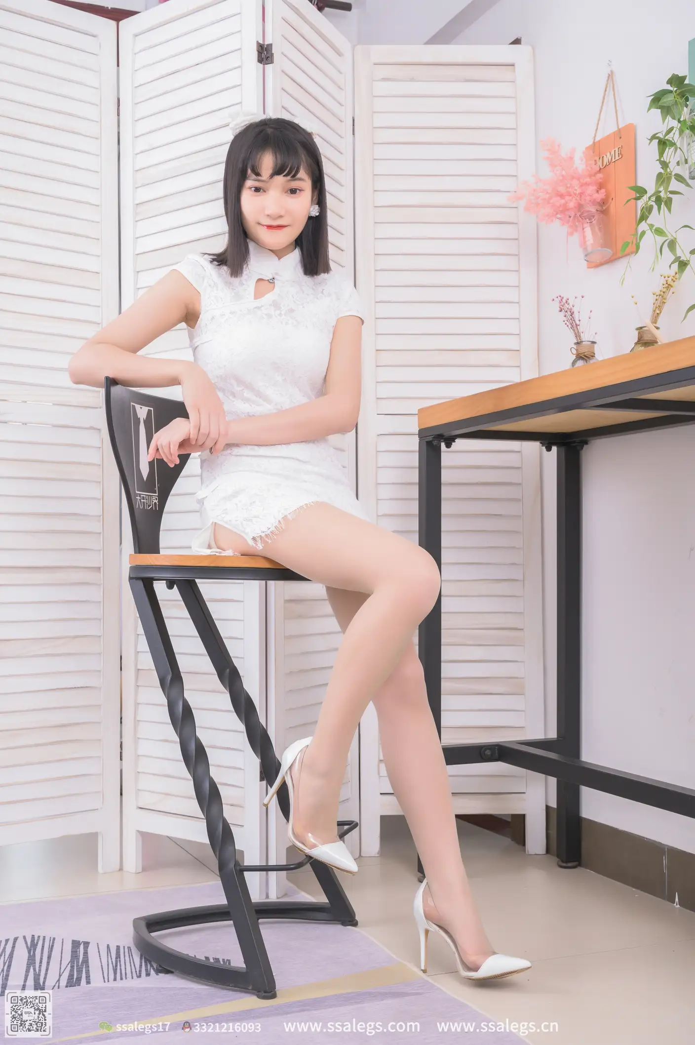 [爱美足] NO.505 冰冰 旗袍肉丝袜写真（上) 丝社#[125P]-3