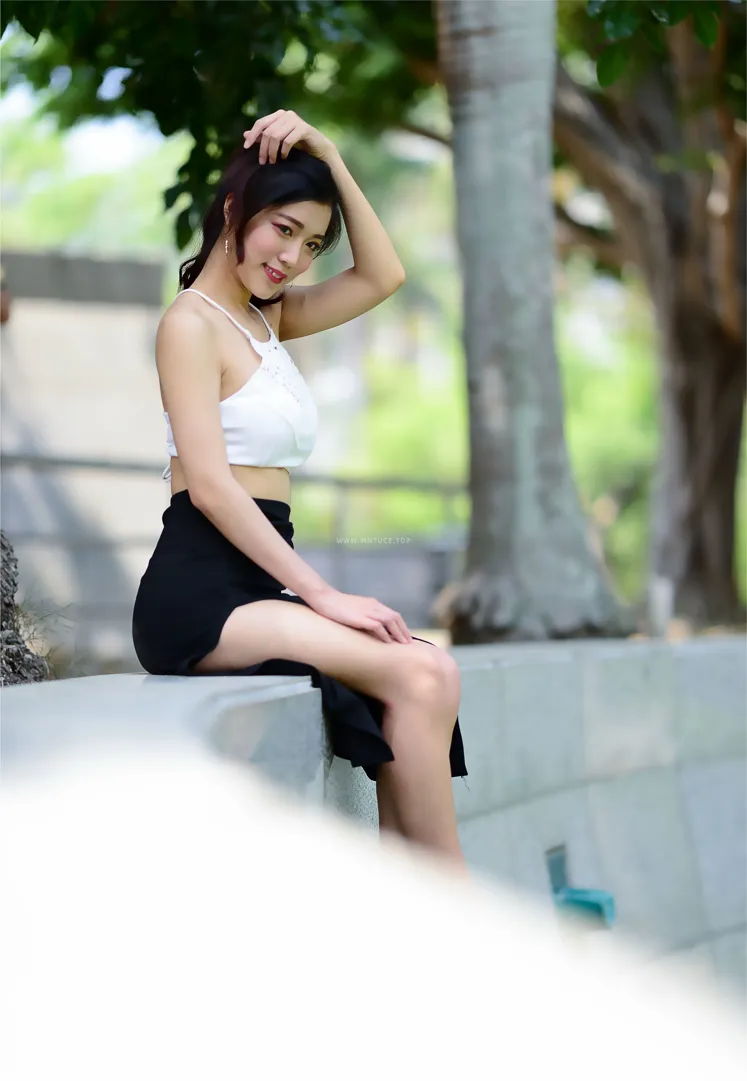 [爱美足] NO.162 莎莎 露肚高叉长裙高跟美腿 街拍#[105P]-5