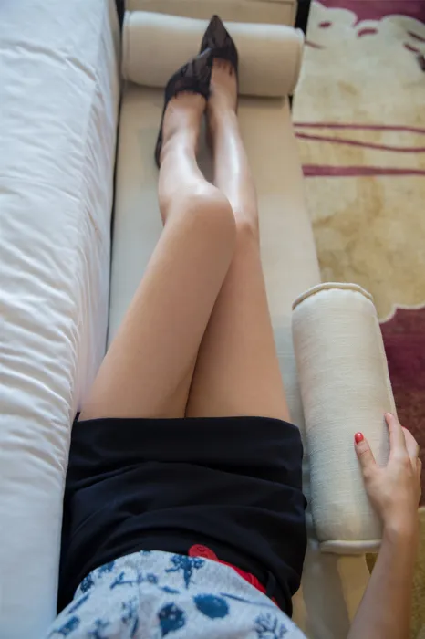 [爱美足] NO.035 下班机的黑丝诱惑 街拍#[63P]-5