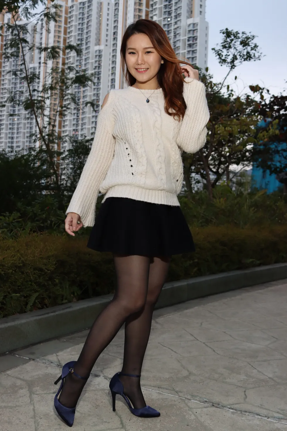 [爱美足] NO.099 Erika 短裙黑丝高跟美腿 街拍#[106P]-8