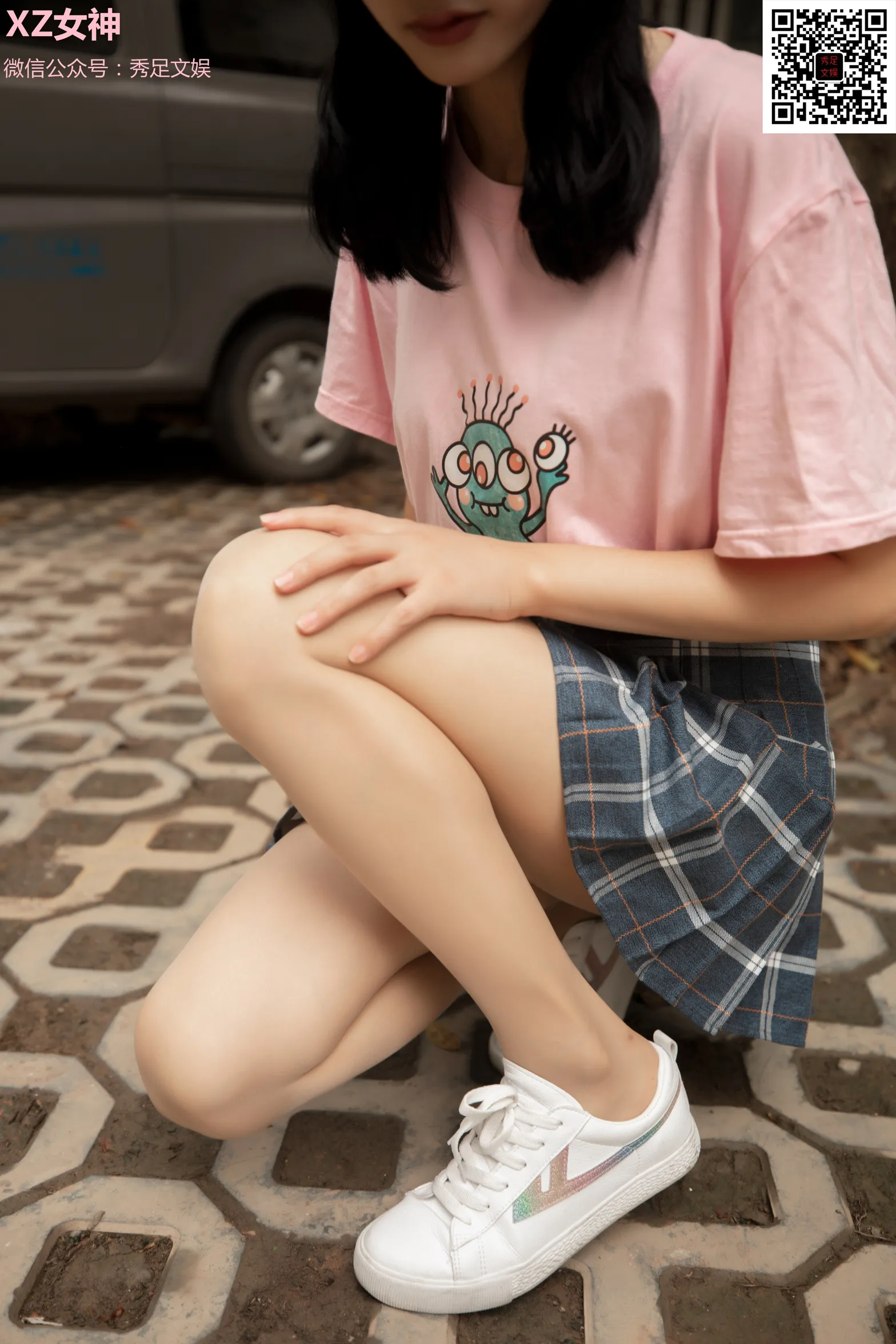 [爱美足] NO.006 青春无敌的百褶裙少女 街拍#[60P]-5