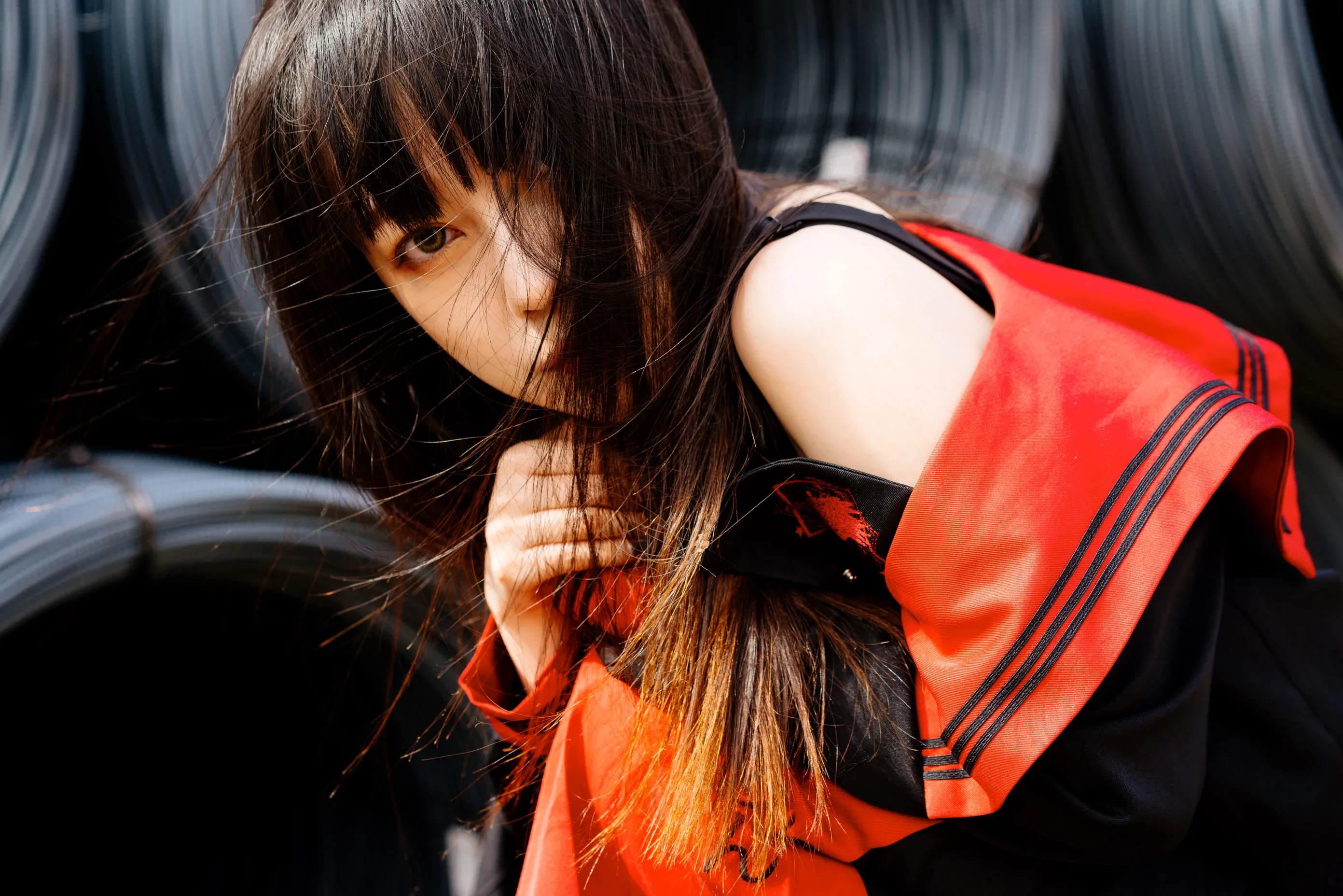 [艺图语] 2022.12.01 Vol.2570 – 不良JK 见贤-K#[53P]-5