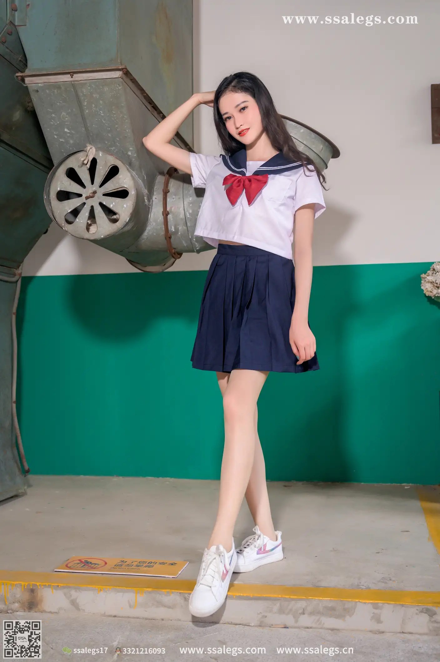 [爱美足] NO.421 漫漫白色jk制服肉丝写真(上) 丝社#[124P]-7