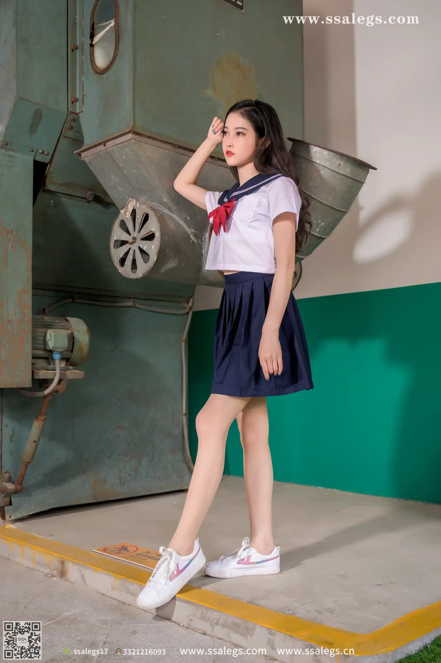 [爱美足] NO.421 漫漫白色jk制服肉丝写真(上) 丝社#[124P]-9