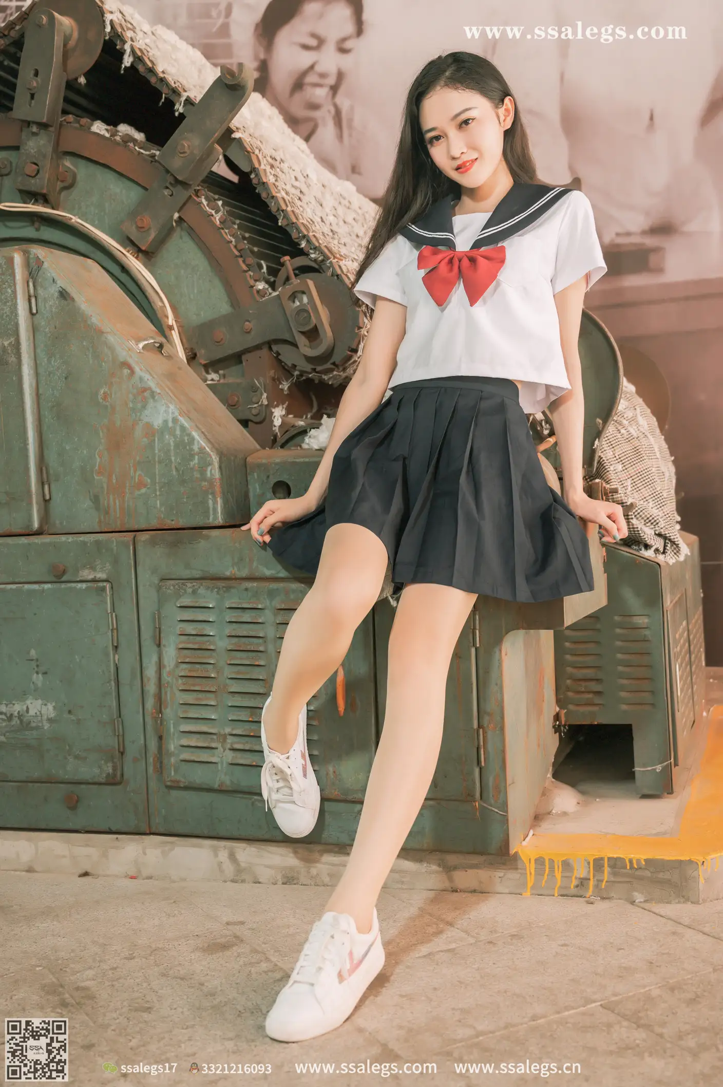 [爱美足] NO.421 漫漫白色jk制服肉丝写真(上) 丝社#[124P]-3
