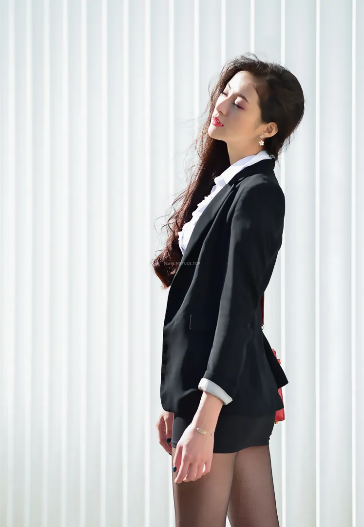 [爱美足] NO.146 Lola 雪岑 OL黑丝高跟美腿 街拍#[105P]-4