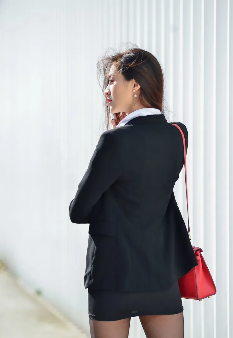 [爱美足] NO.146 Lola 雪岑 OL黑丝高跟美腿 街拍#[105P]-40