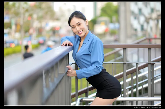 [爱美足] NO.091 张雅淳 大安森林 高跟美腿外拍 街拍#[54P]-42
